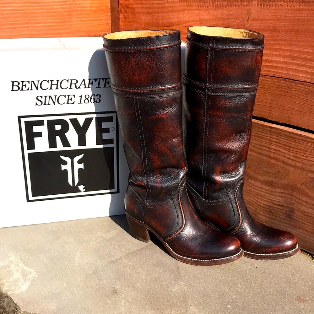 Frye 14L Jane Brown Boots